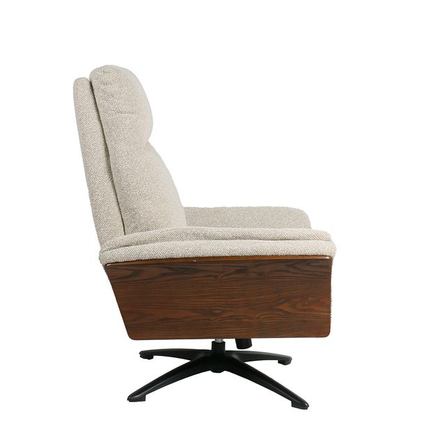 Fauteuil Zenza - Boucle - Incl. Hocker – afbeelding 5