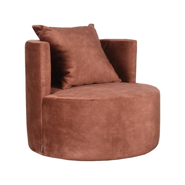 Fauteuil Evy - Velours - Breedte 90 cm
