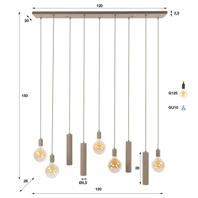 Hanglamp Senso 5+4l – afbeelding 10