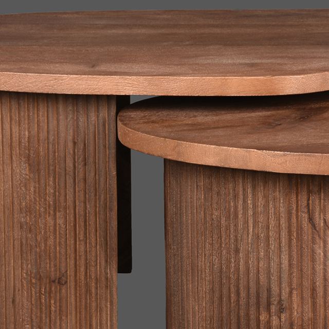 Salontafel Timon - Mangohout - 100 cm – afbeelding 4