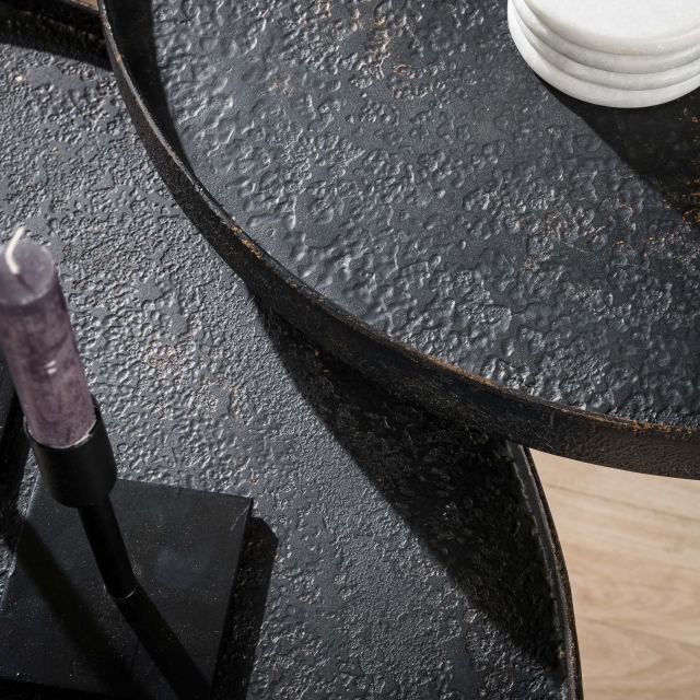 Salontafel Metallic rond set/2 – afbeelding 5