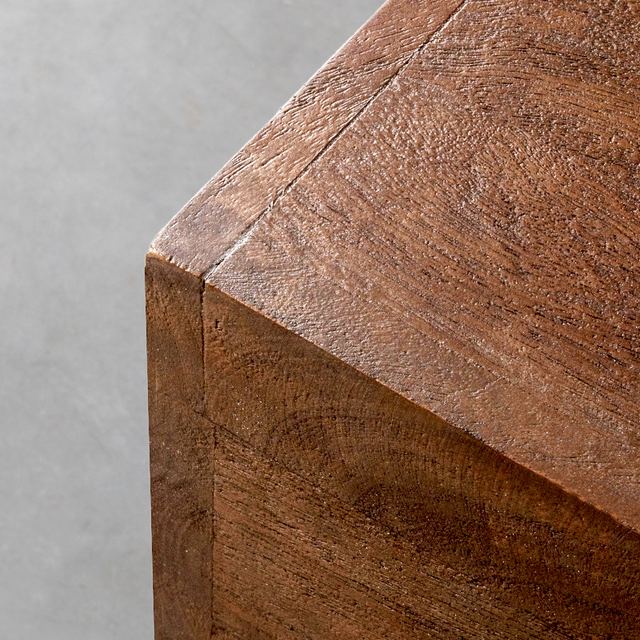 Salontafel Cube - Mangohout - 80 cm – afbeelding 5