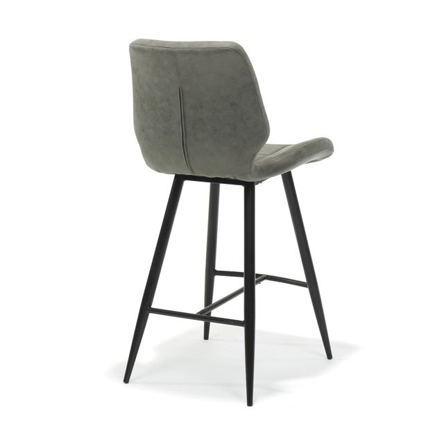 Barkruk Borgo zwart Stof Soft – afbeelding 2