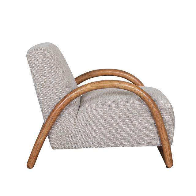 Fauteuil Viggo - Royal Boucle - Hout – afbeelding 3