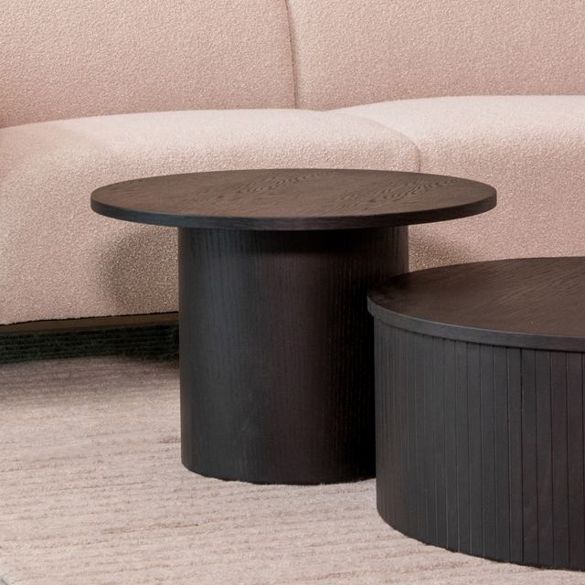 Salontafel Oliva - Eiken - 60 cm - Rond