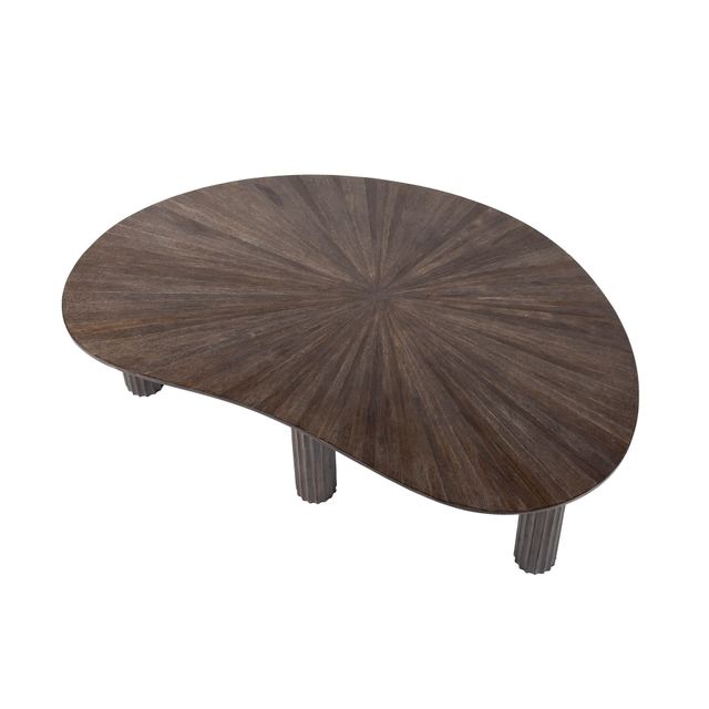 Salontafel Maya Teak niervormig 110 – afbeelding 10