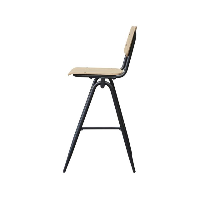 Barkruk Solid - Hout - Hoog – afbeelding 4