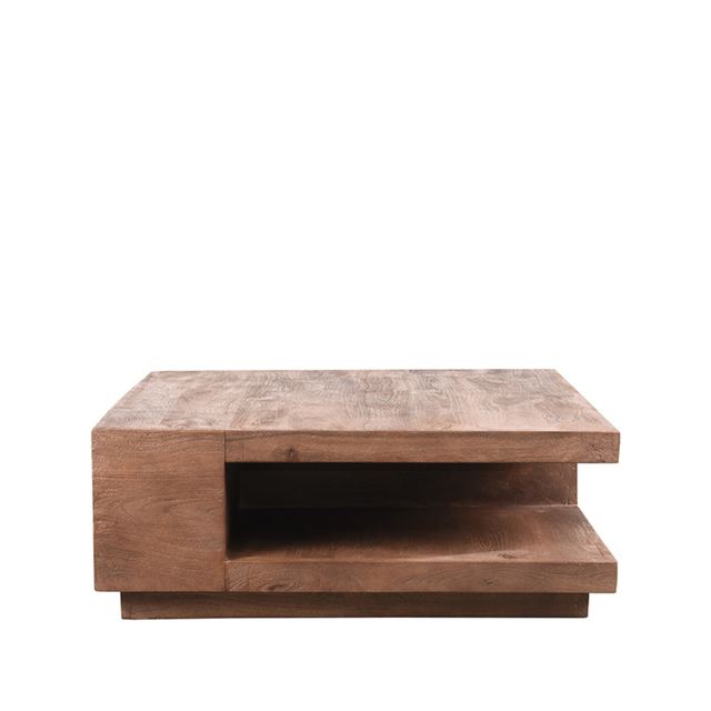 Salontafel Square - Mangohout - 80 cm – afbeelding 3