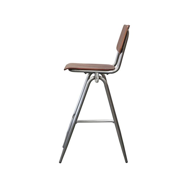 Barkruk Solid - Hout - Hoog – afbeelding 3