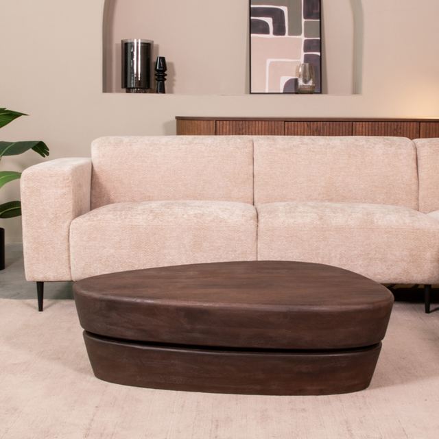 Salontafel Javi - Mangohout - 110 cm