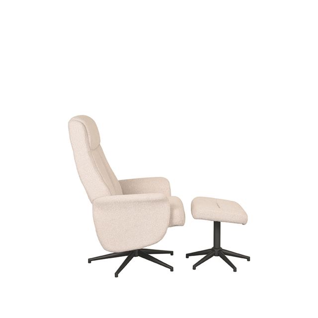 Fauteuil Bergen - Boucle - Incl. Hocker – afbeelding 5