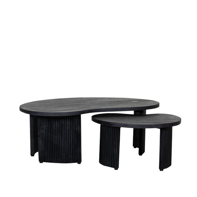 Salontafel Timon - Mangohout - 100 cm – afbeelding 2