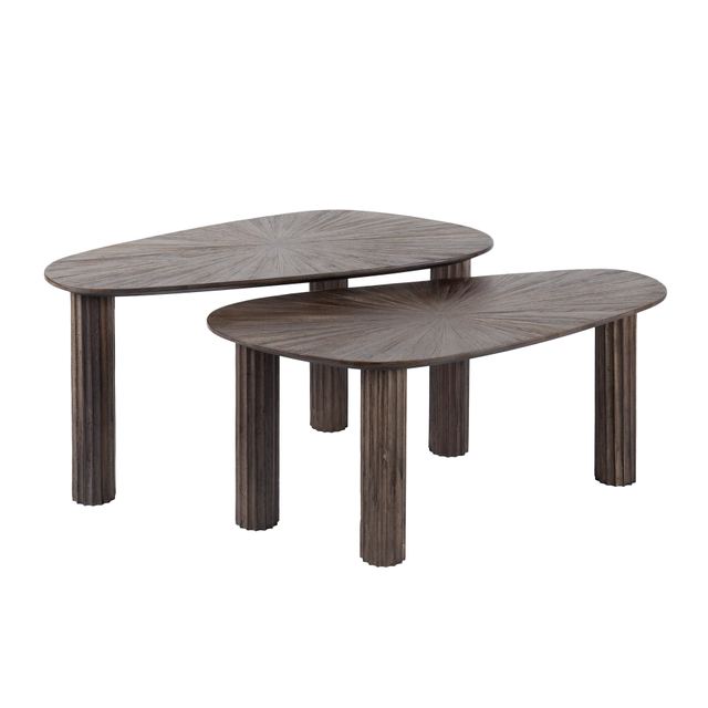 Salontafel Maya Teak organisch set/2 – afbeelding 9