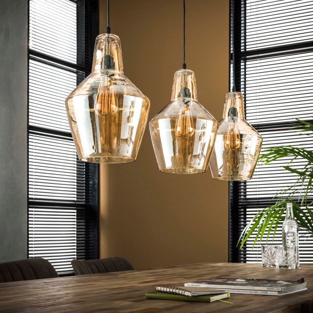 Hanglamp Glass Cone 3L – afbeelding 2
