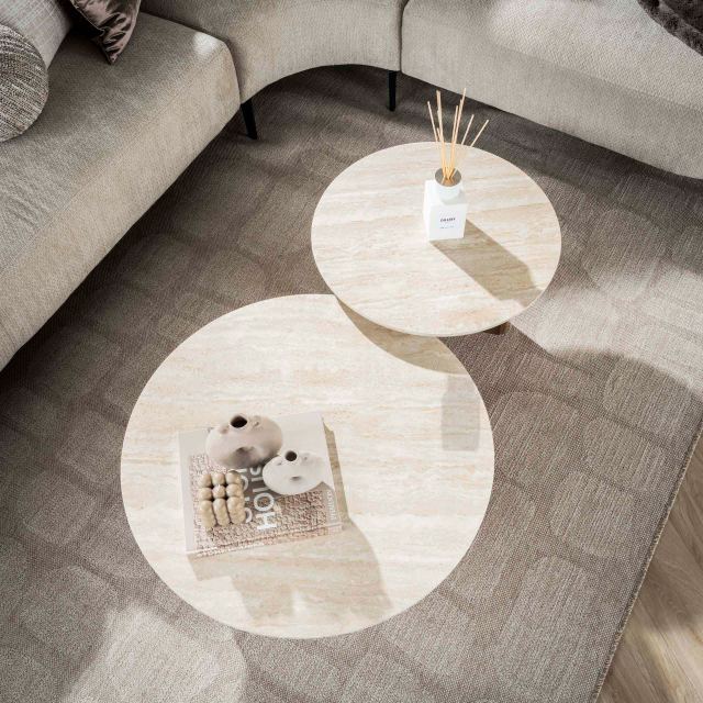 Salontafel Romano rond set/2 – afbeelding 2