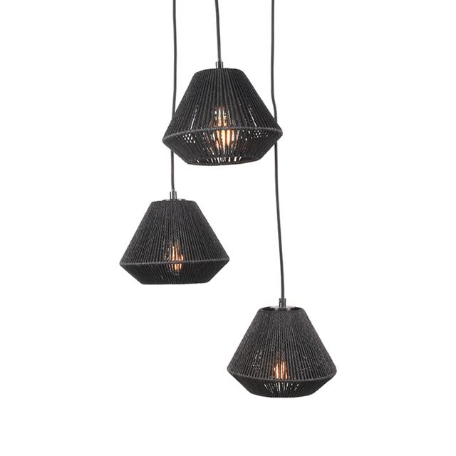 Hanglamp Ibiza - Jute - 3-Lichts