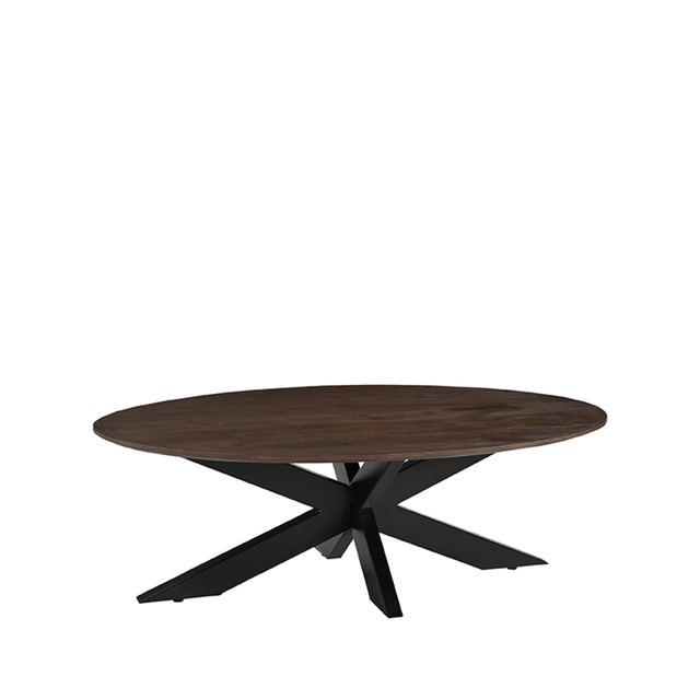 Salontafel James - Mangohout - 130 cm - Ovaal