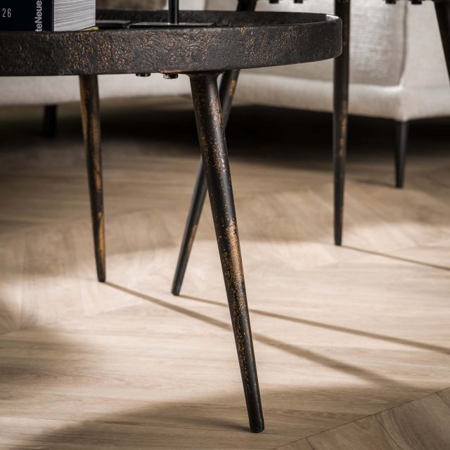 Salontafel Metallic rond set/2 – afbeelding 6