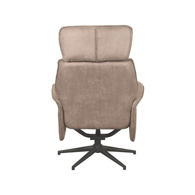 Fauteuil Verdal - Micro Suede - Incl. Hocker – afbeelding 6