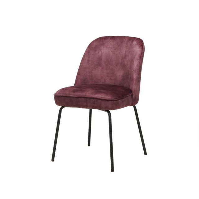 Eetstoel Luxor Stof Aurora Red-Wine