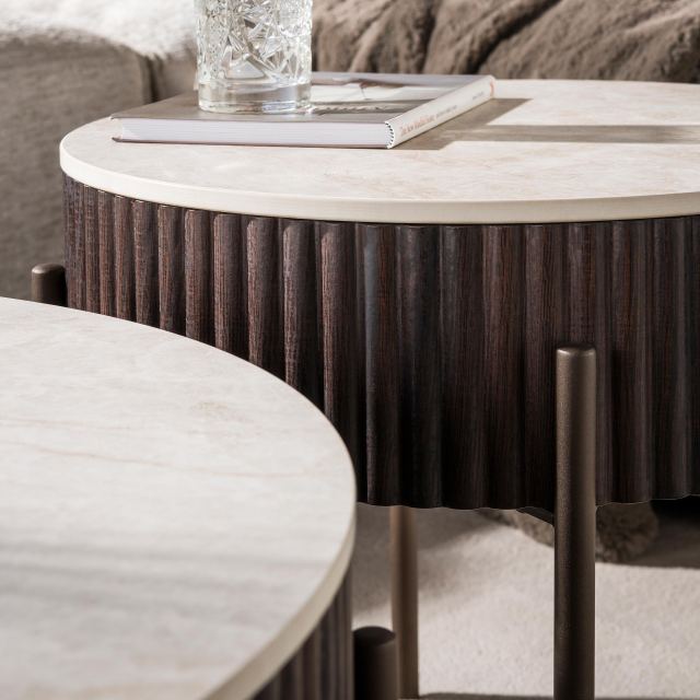 Salontafel Ceramo rond set/2 – afbeelding 3