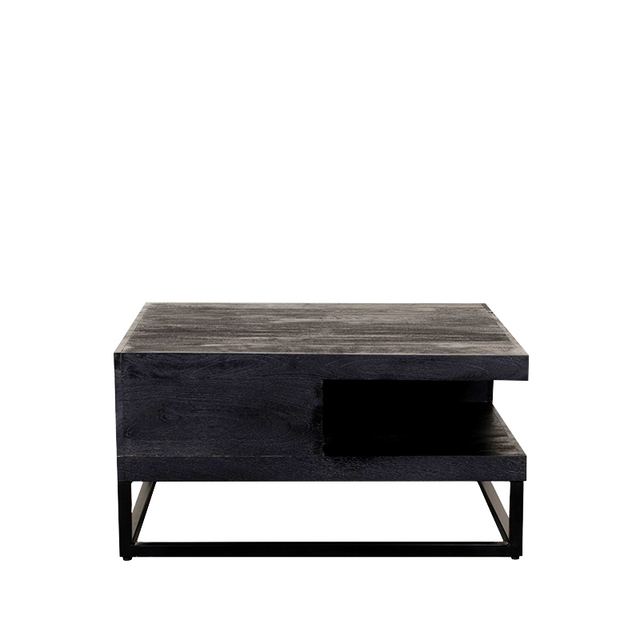 Salontafel Cube - Mangohout - 80 cm – afbeelding 3