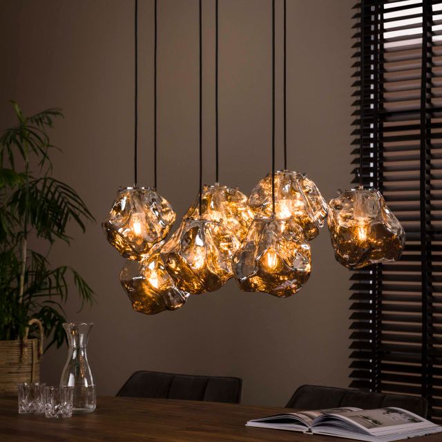 Hanglamp Rock 4+3l
