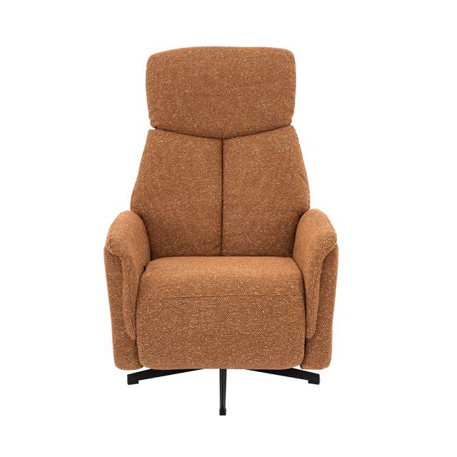 Fauteuil Helsinki - Royal Boucle - Manueel Verstelbaar Coral / Zwart – afbeelding 5