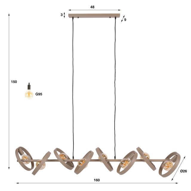 Hanglamp Hover 8L – afbeelding 10
