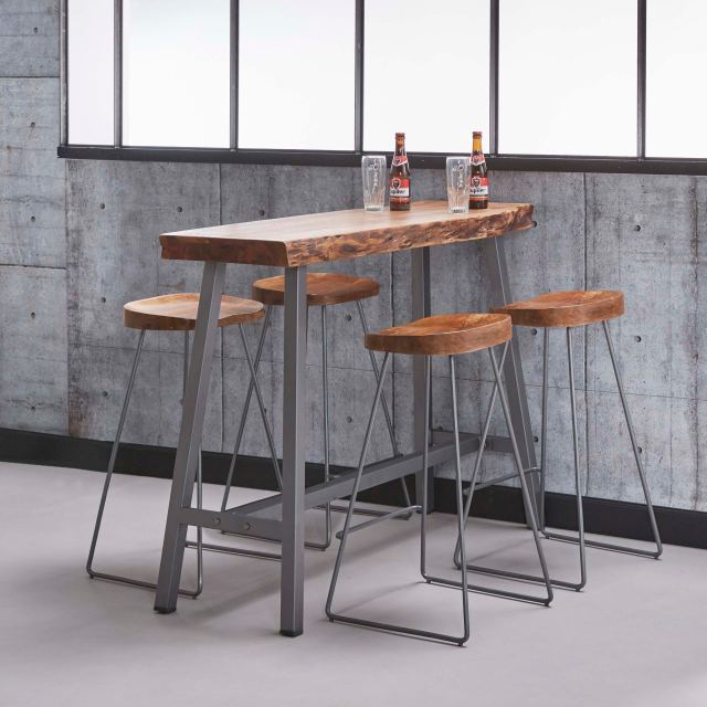 Barkruk Wooden Seat – afbeelding 2