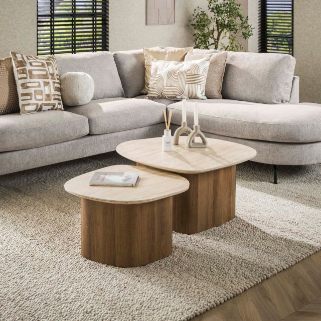 Salontafel Romano kiezel set/2 – afbeelding 2