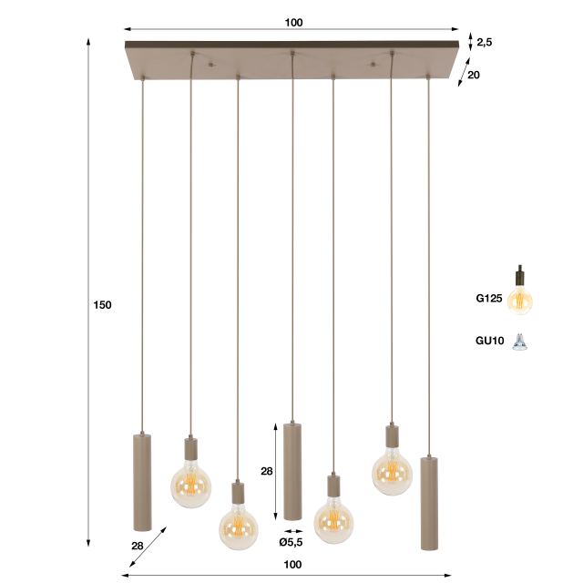 Hanglamp Senso 4+3l – afbeelding 10