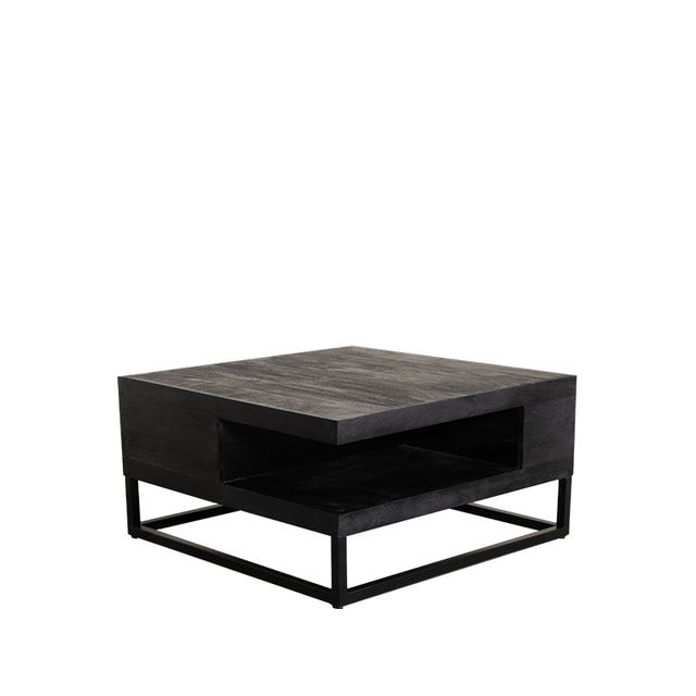 Salontafel Cube - Mangohout - 80 cm – afbeelding 2