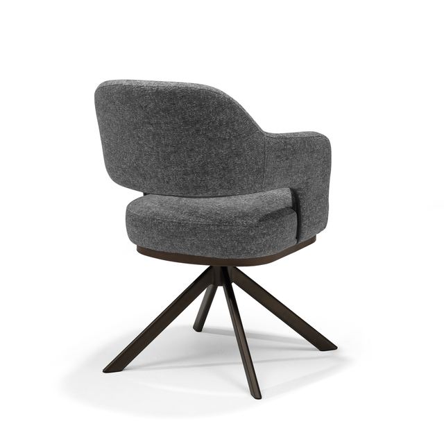 Draaistoel Colorado Stof Bear #11 Antraciet - 360 frame Anodic Brown – afbeelding 4