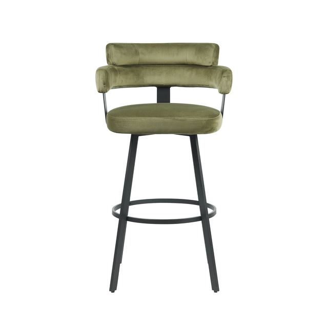 Barkruk Bardio - Fluweel - Hoog – afbeelding 2