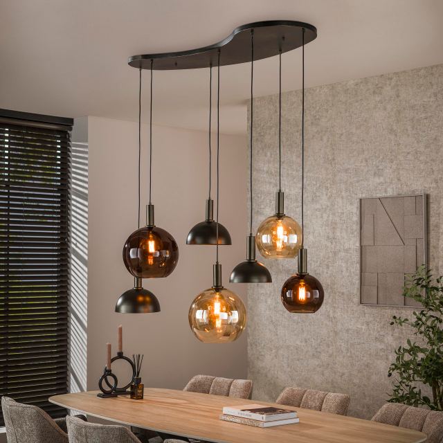Hanglamp Cluster 4+3l