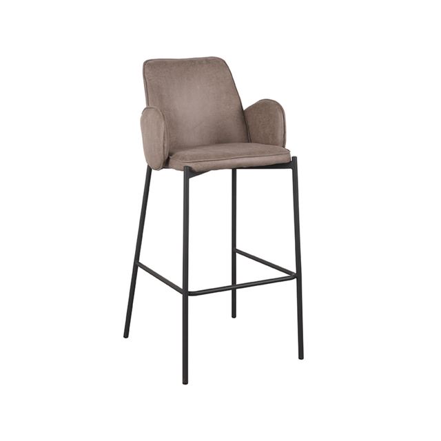 Barkruk Joni - Micro Suede - Hoog – afbeelding 2