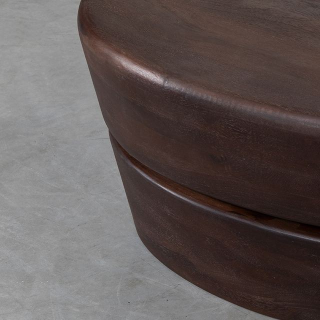 Salontafel Javi - Mangohout - 110 cm – afbeelding 4