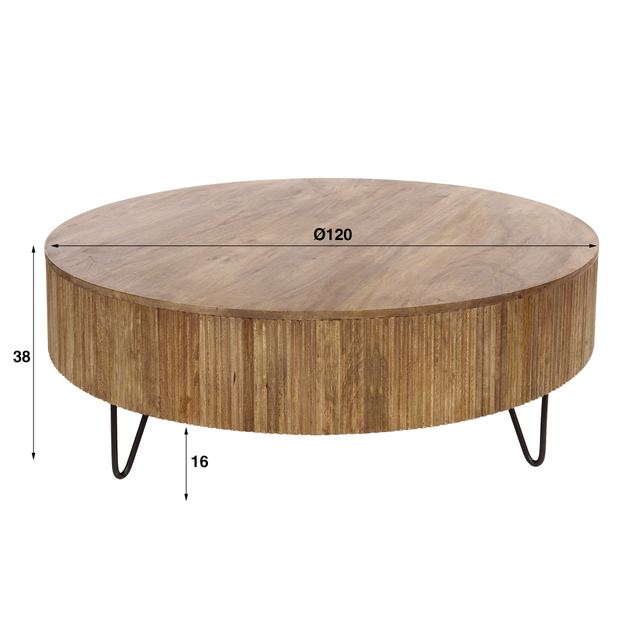 Salontafel Wave Ø120 – afbeelding 10
