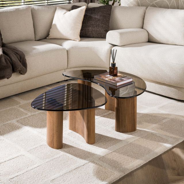 Salontafel Tinto organisch set/2