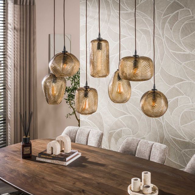 Hanglamp Chevron 4+3l – afbeelding 2