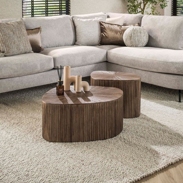 Salontafel Maya Teak vierhoekig set/2 – afbeelding 2
