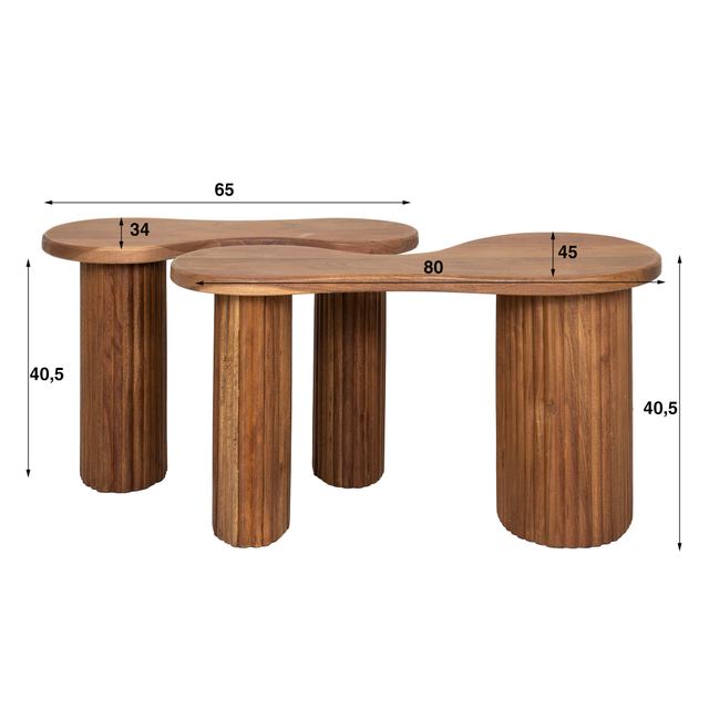 Salontafel Fuse set/2 – afbeelding 11