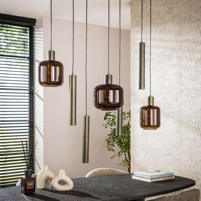 Hanglamp Bronza 4+3l – afbeelding 2