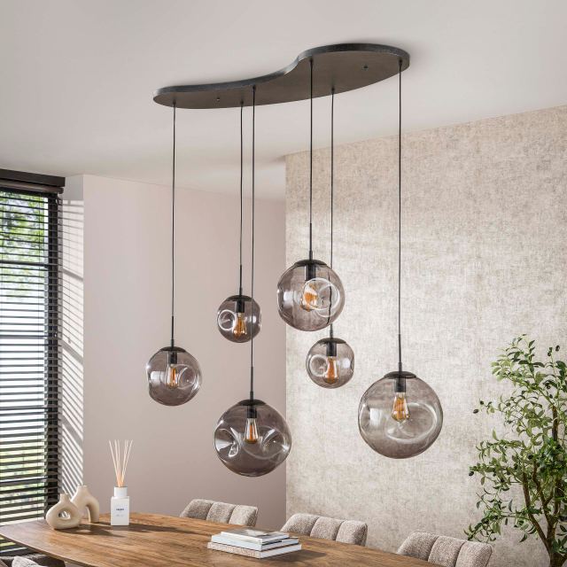 Hanglamp Stellar Black 6L – afbeelding 2