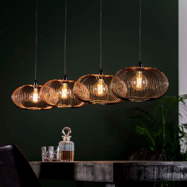 Hanglamp Copper Twist 4L