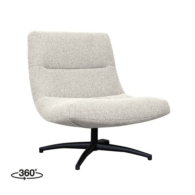 Fauteuil Calix - Royal Boucle Naturel / Zwart – afbeelding 2