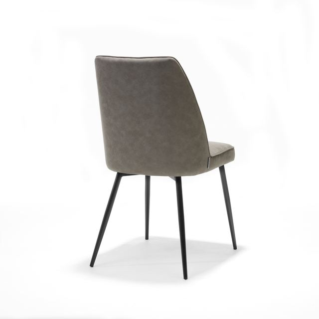 Eetstoel Paula zwart Stof Soft – afbeelding 2