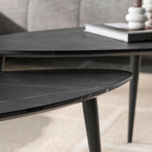 Salontafel Onyx peervormig set/2 – afbeelding 3