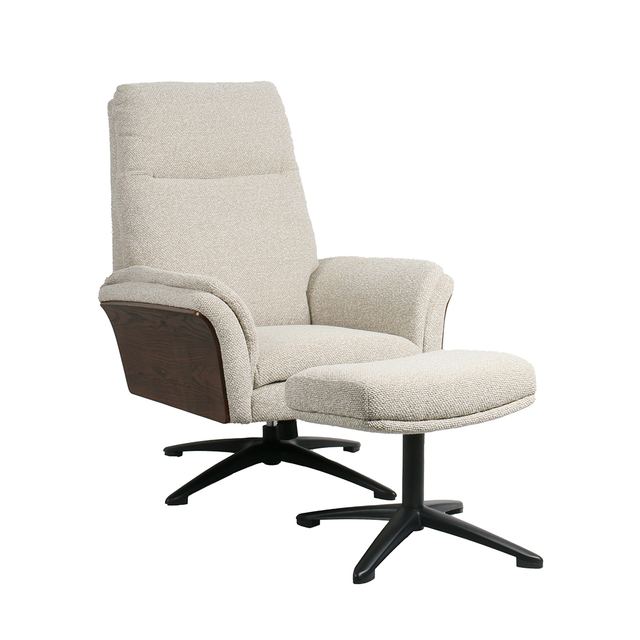 Fauteuil Zenza - Boucle - Incl. Hocker
